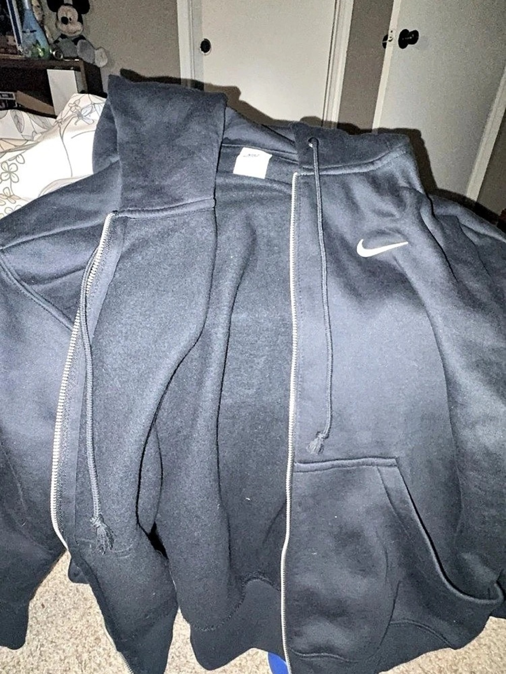 Nike Sportswear Club Fleece Full-Zip Hoodie Black